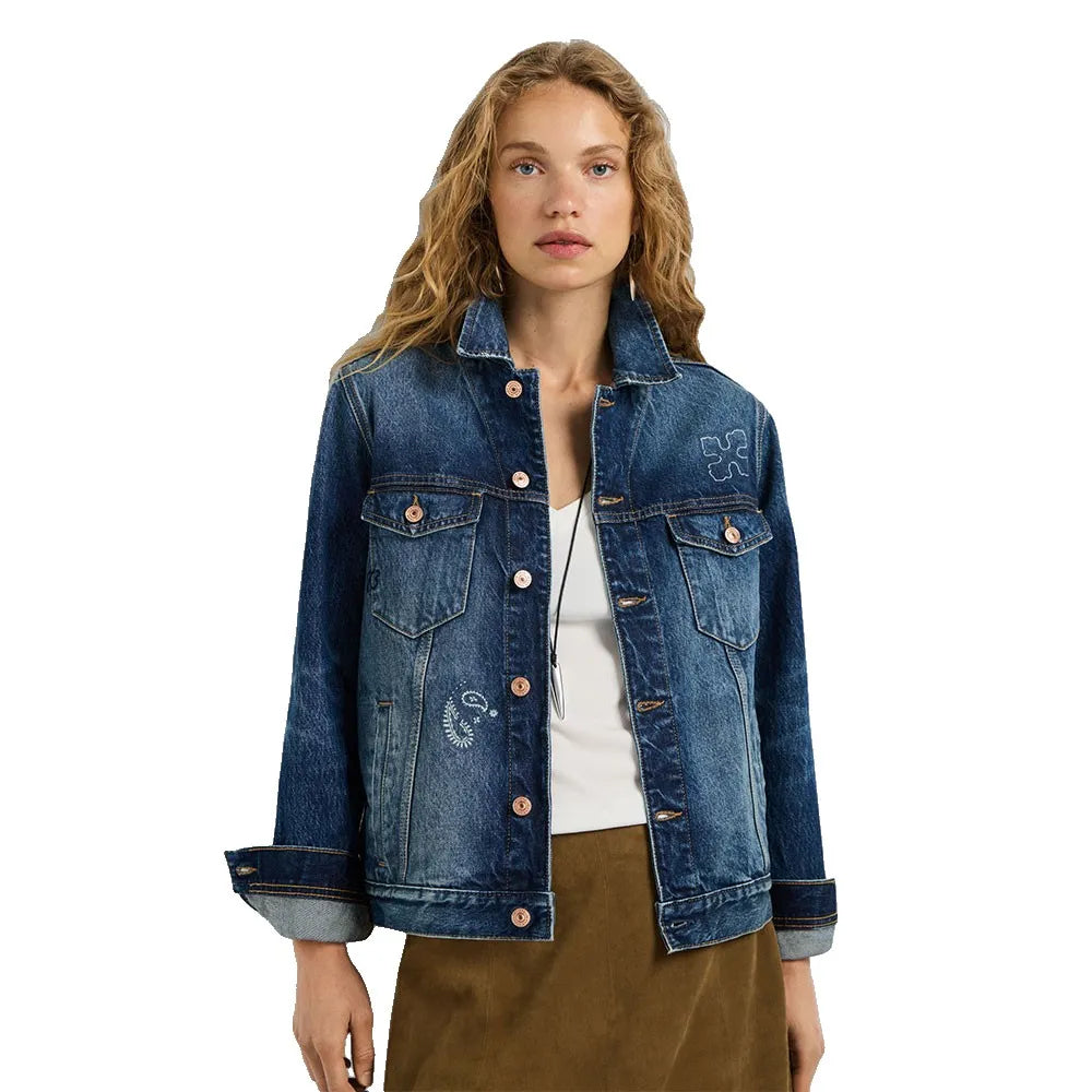 Pepe jeans Crescent Trucker Bandana denim jacket