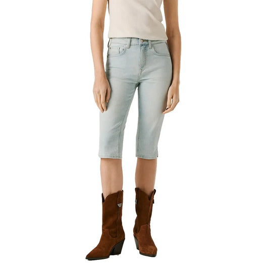 Pepe jeans Mary Capri High waist denim shorts