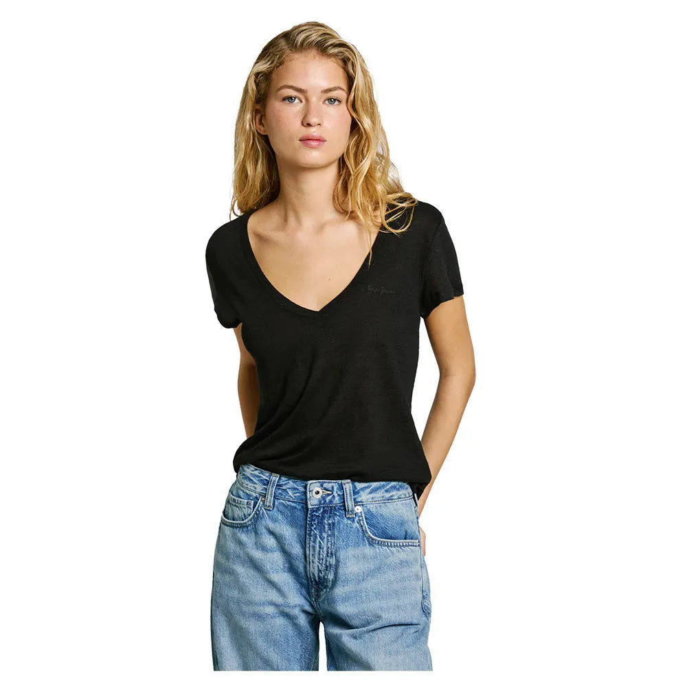 Pepe jeans Megan short sleeve v neck T-shirt