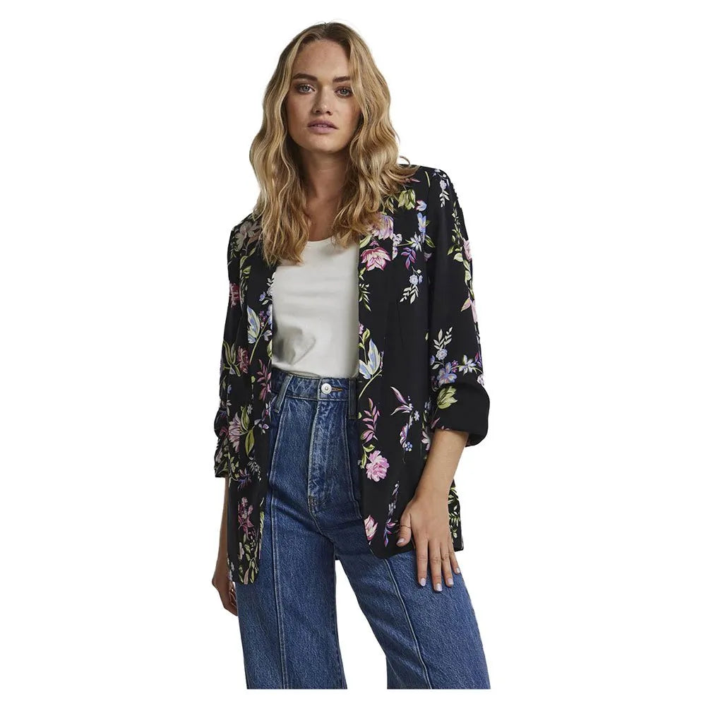 Pieces Boss 3/4 Printed blazer