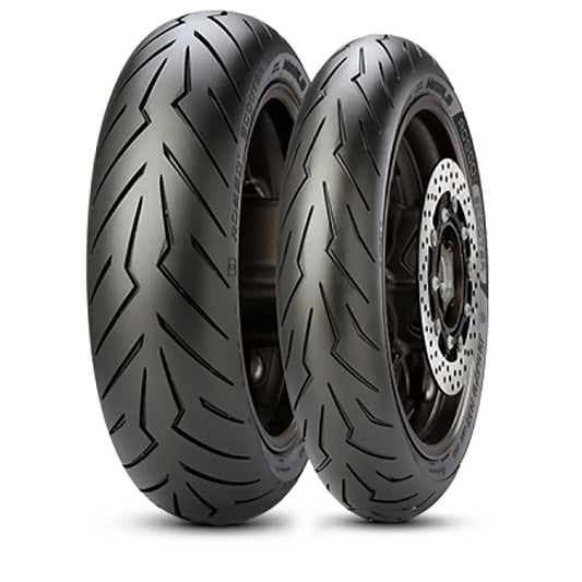 Pirelli Diablo Rosso Scooter 44J TL scooter front tire