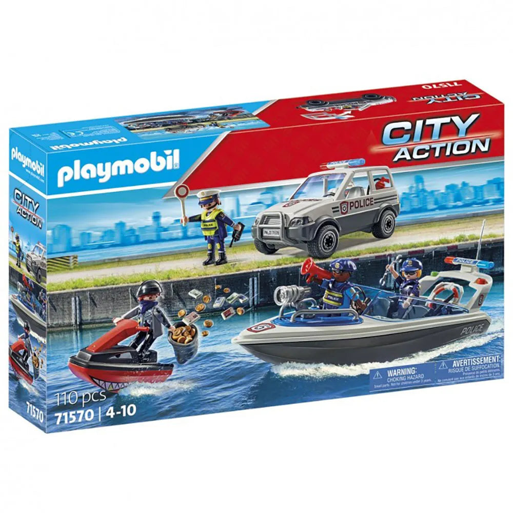 Playmobil Police Chase In The Water