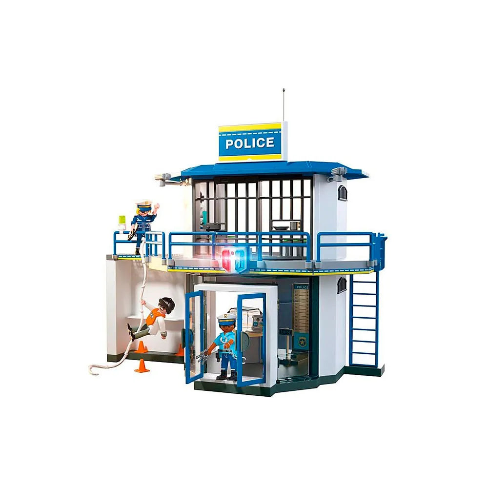 Playmobil Police Station With Investigation Room Construction game