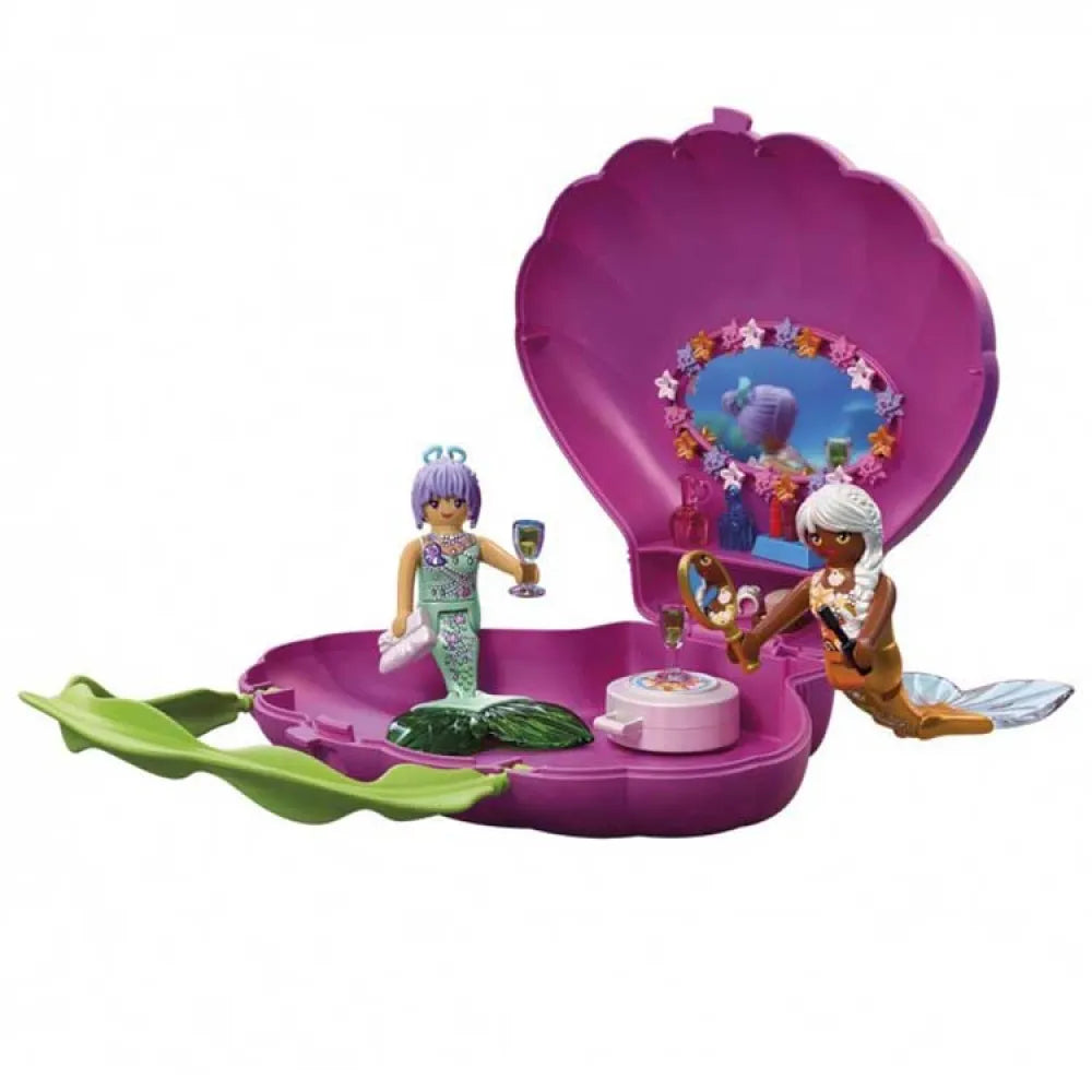 Playmobil Seashell Handbag With Mermaid Construction Game