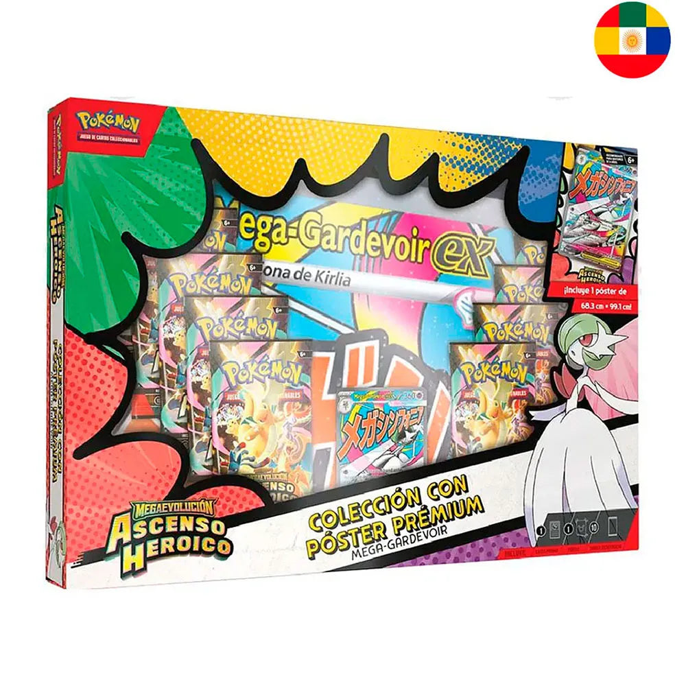 Pokemon trading card game Ascended Heroes Premium Poster Collection Latin Spanish