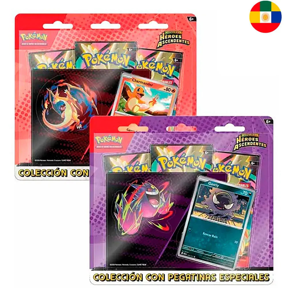 Pokemon trading card game Ascended Heroes Tech Sticker Collection Latin Spanish