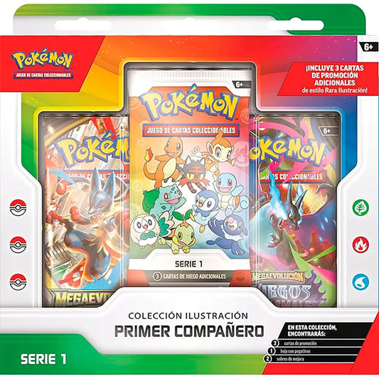 Pokemon trading card game First Partner Illustration Collection Series 1 Latin Spanish