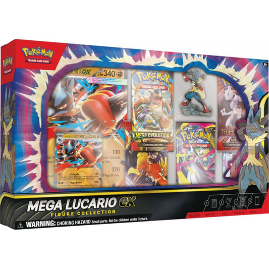 Pokemon trading card game Mega Lucario EX Figure Collection Latin Spanish