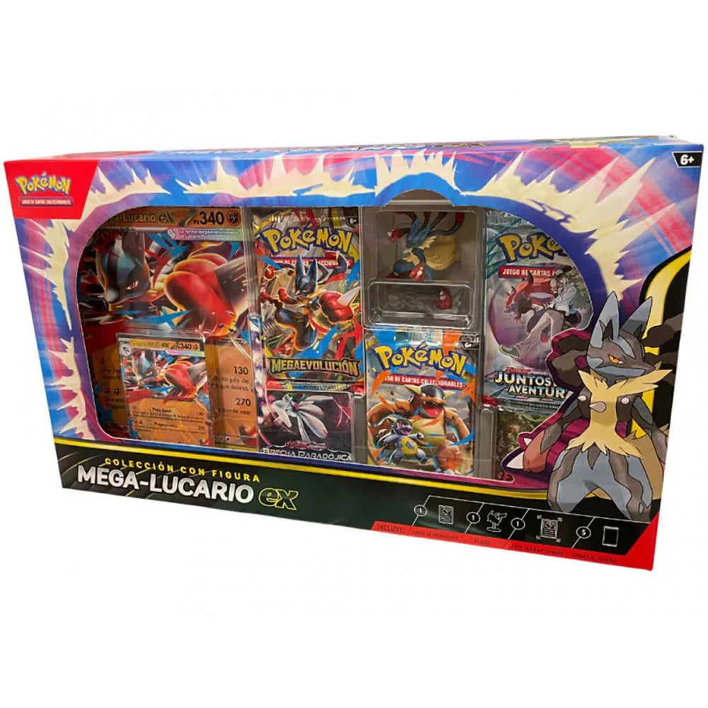 Pokemon trading card game Mega Lucario EX Figure Collection Premium Spanish