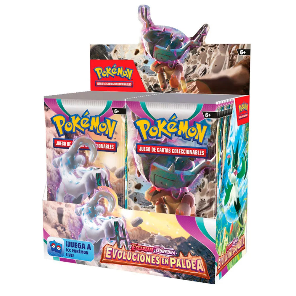 Pokemon trading card game Pokémon Booster Box Paldea Evolved Scarlet&Violet spanish