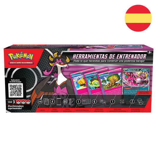 Pokemon trading card game Pokémon Trainer´s Toolkit Fezandipiti TCG spanish