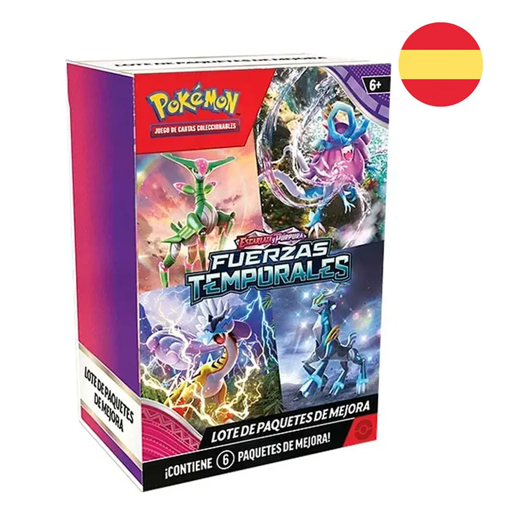 Pokemon trading card game Scarlet and Violet Temporal Forces Boosteer Bundle Spanish