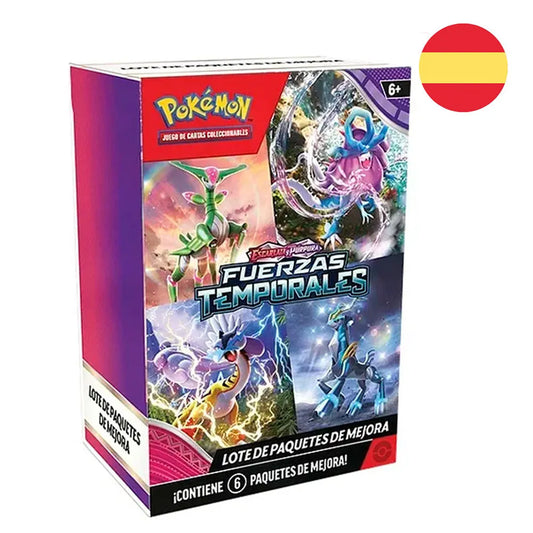 Pokemon trading card game Scarlet and Violet Temporal Forces Boosteer Bundle Spanish