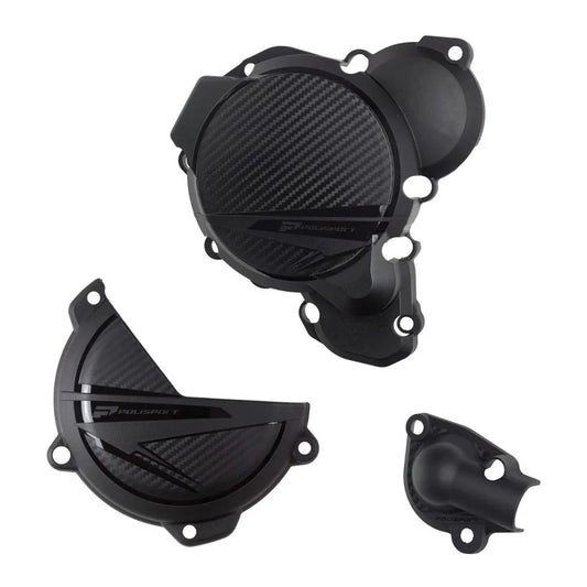 Polisport off road KTM EXC/XC-W 250/300 24/Husqvarna TE 250/300 24 Clutch&Ignition Cover Protector
