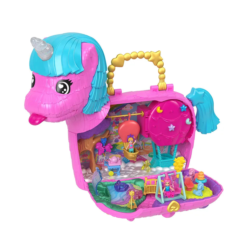 Polly pocket 35Th Special Unicorn Party Window Box doll