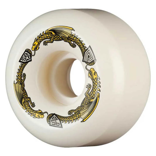 Powell peralta Dragon formula yellow rb2 skateboard wheels 4 units