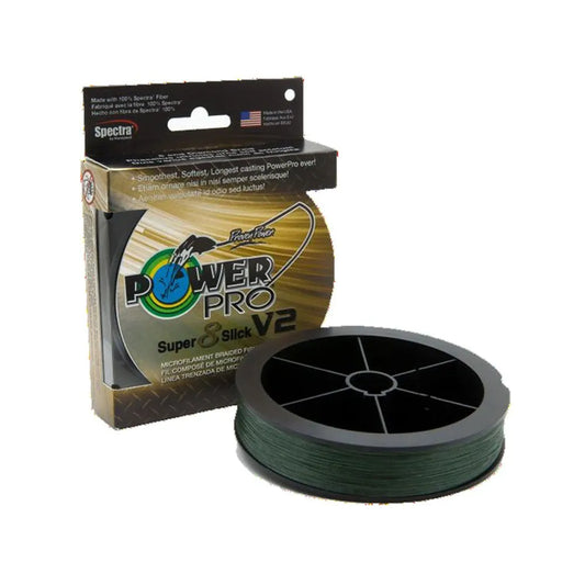 Power pro Super 8 Slick V2 braided line 275 m