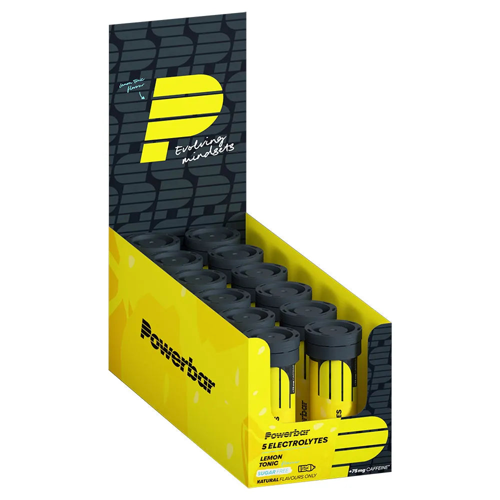 Powerbar 5 Electrolytes Tablets Box lemon 40g 12 units