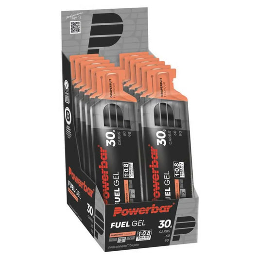Powerbar Fuel 30 50ml energy gels box grapefruit 12 units