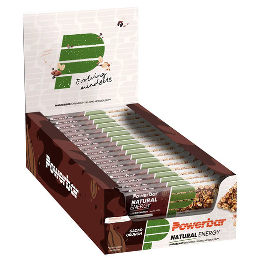 Powerbar Natural energy bars box cacao crunch 40g 18 units