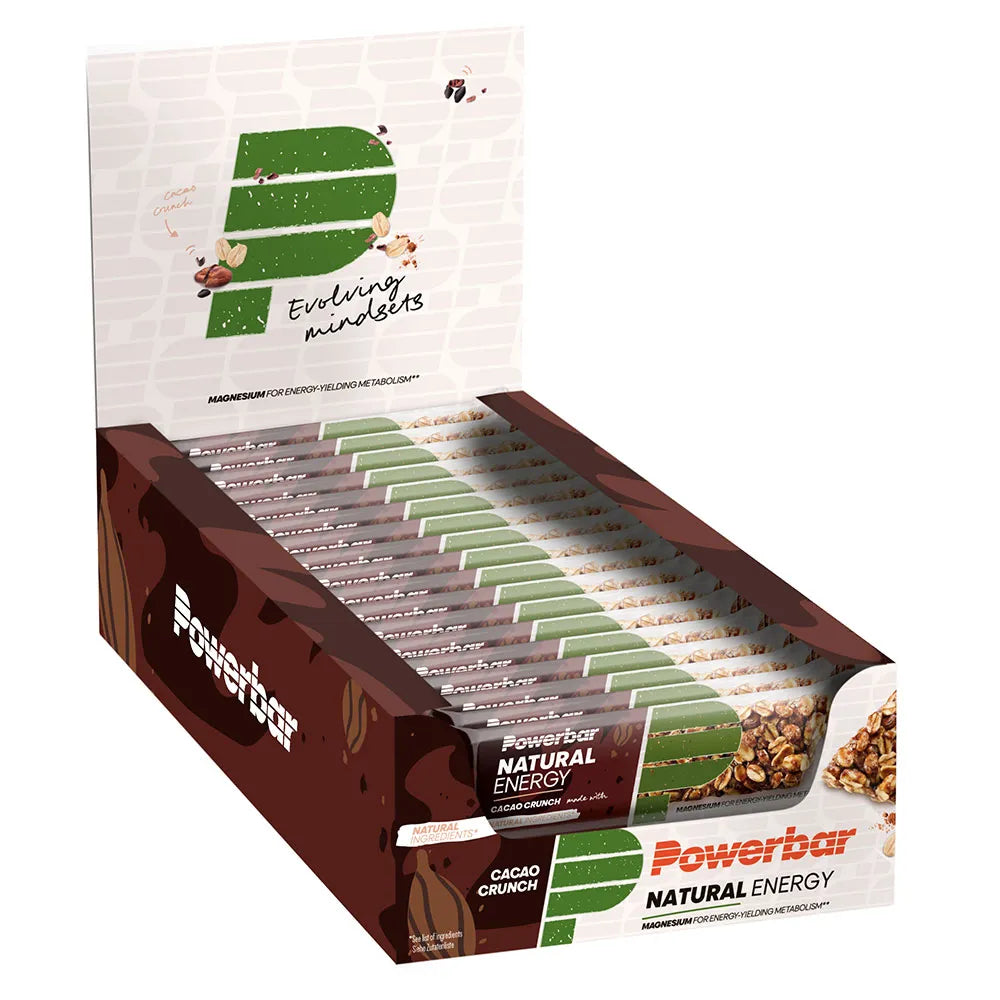 Powerbar Natural energy bars box cacao crunch 40g 18 units