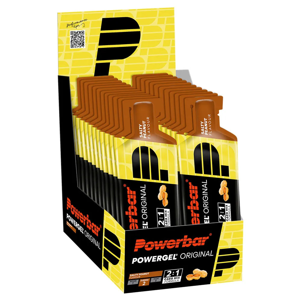 Powerbar Powergel Original energy gels box peanut 41g 24 units