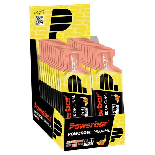 Powerbar PowerGel Original energy gels box Strawberry&Banana 41g 24 units