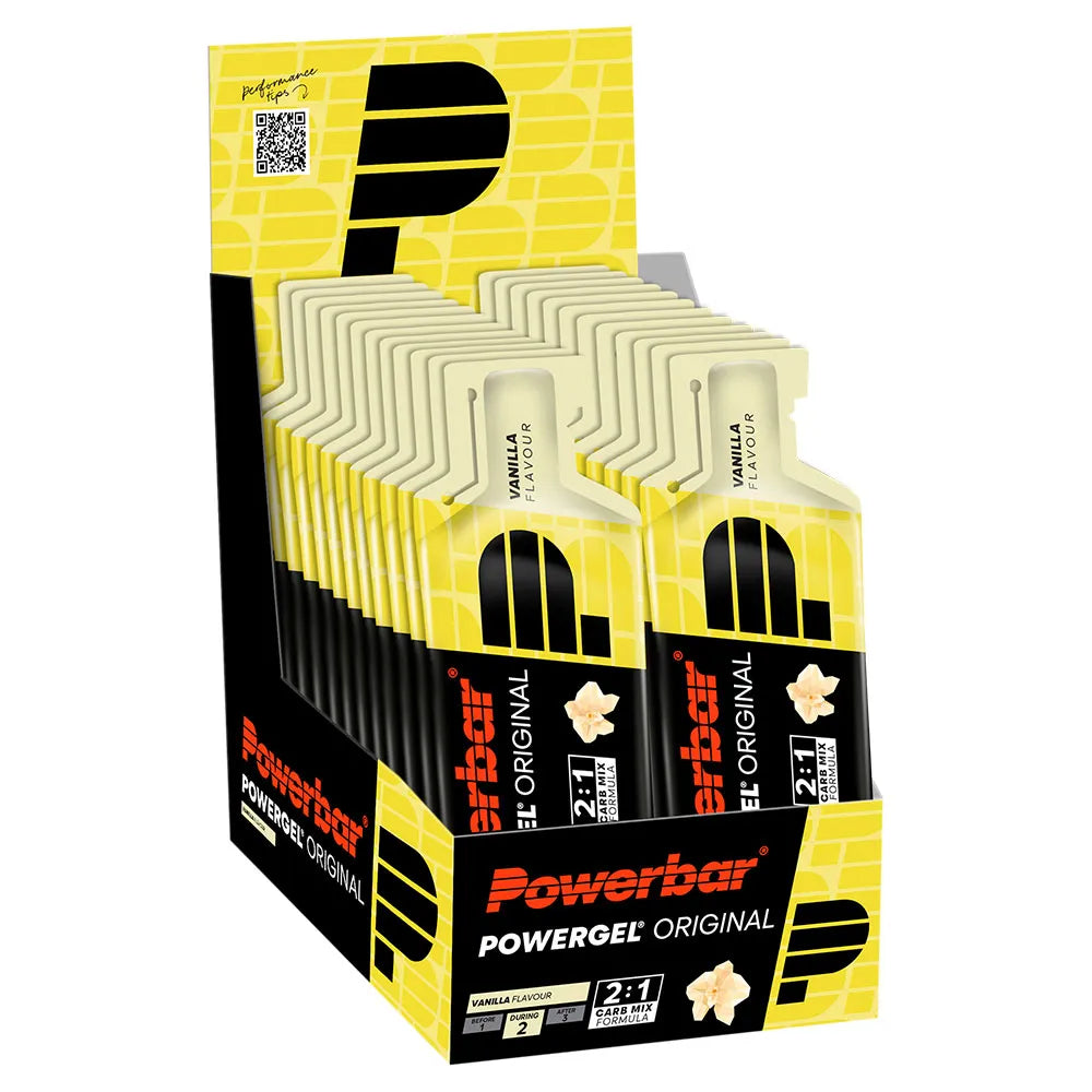 Powerbar Powergel Original energy gels box vanilla 41g 24 units