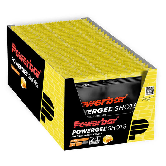 Powerbar Powergel Shot energy gels box orange 60g 24 units