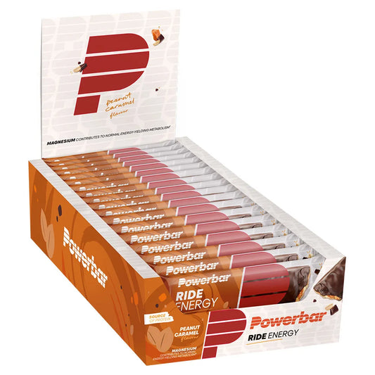 Powerbar Ride energy bars box peanut&caramel 55g 18 units