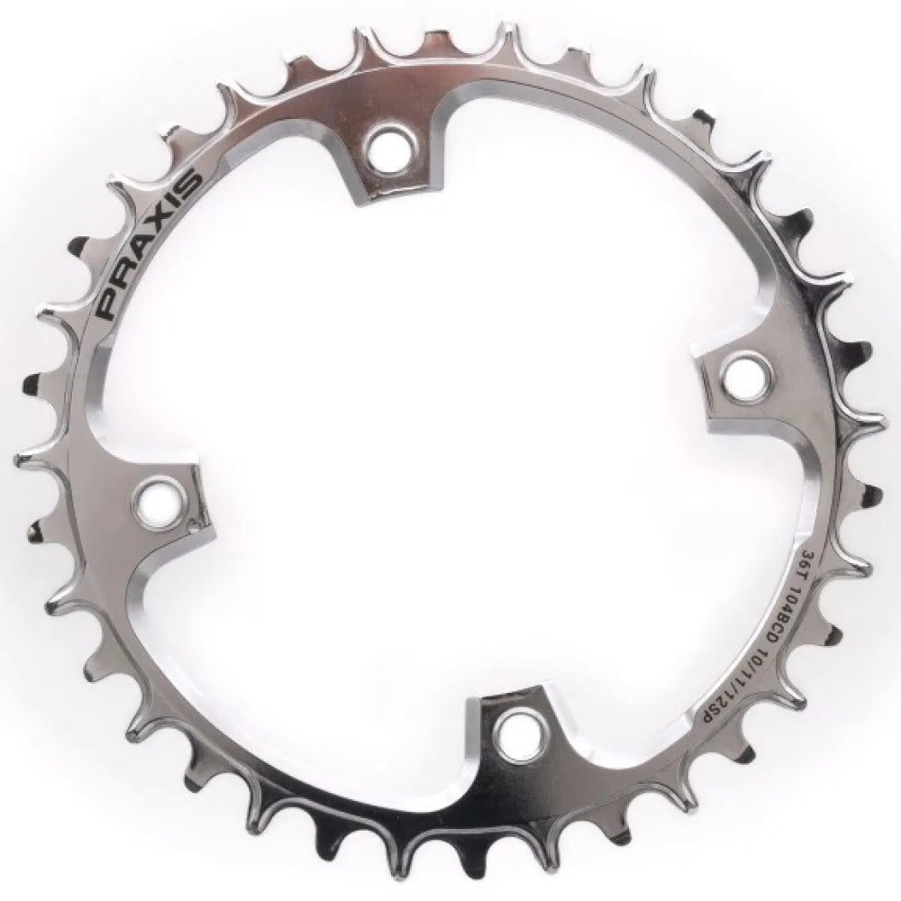 Praxis Steel 104 BCD 10/11/12s PVD E-Bike NW chainring