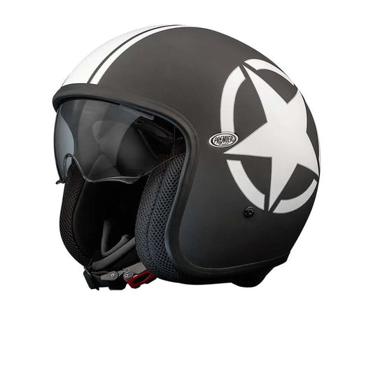 Premier helmets Vintage Star 9 BM 22.06 open face helmet