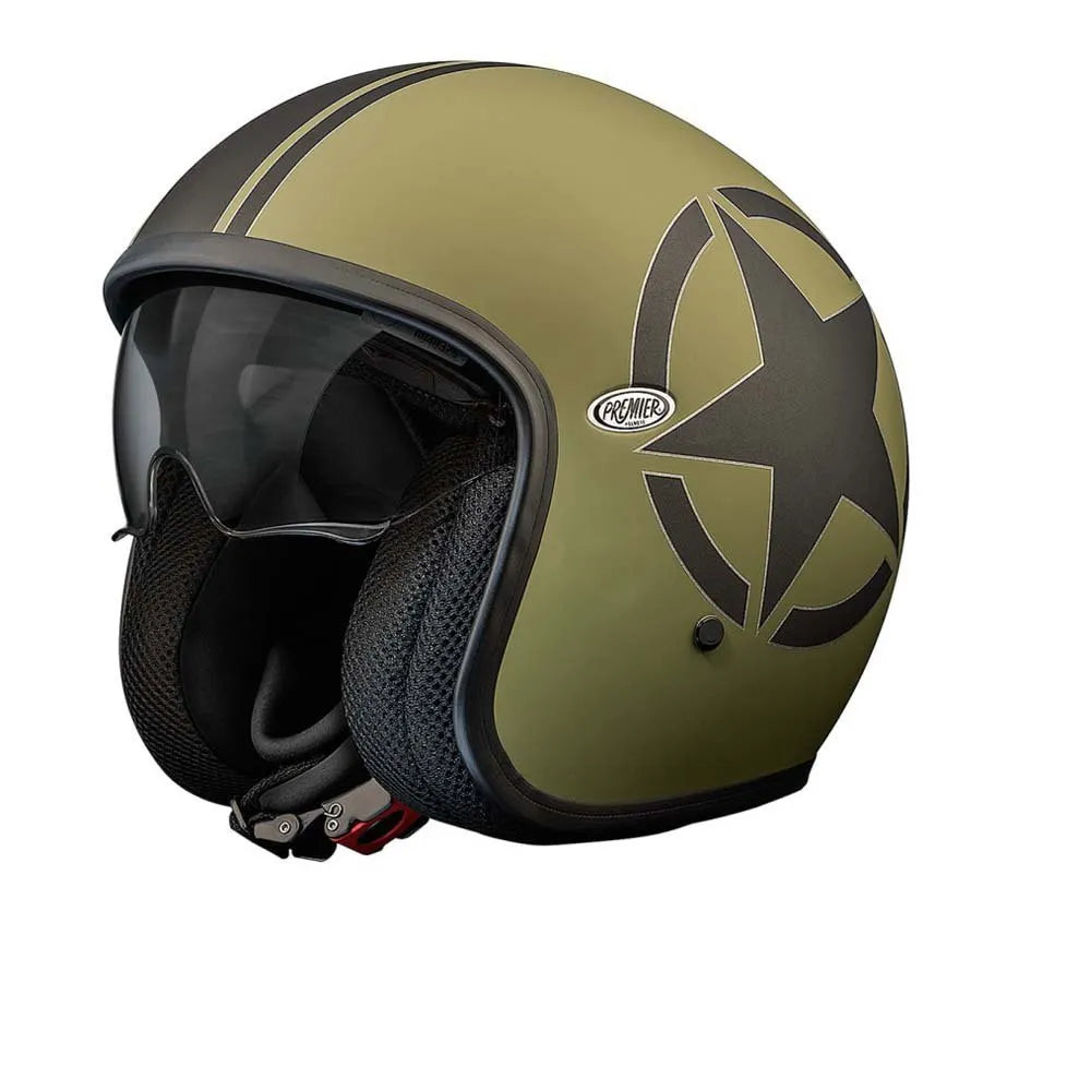 Premier helmets Vintage Star Military BM 22.06 open face helmet