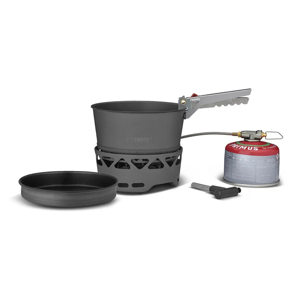 Primus Primetech Stove Set II 1.3L+Pot+Pan camping stove
