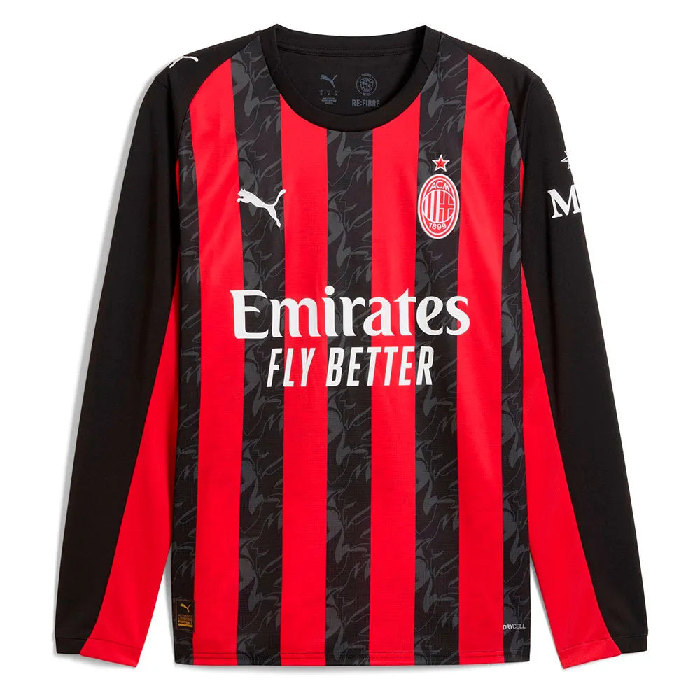 Puma AC Milan 25/26 Replica home long sleeve T-shirt