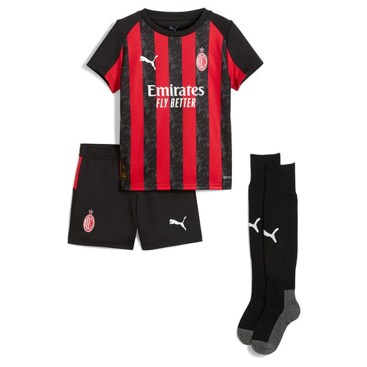 Puma AC Milan Mini 25/26 home short sleeve Junior Set