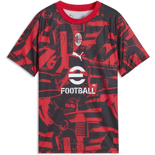 Puma AC Milan Warm Up pre match short sleeve T-shirt