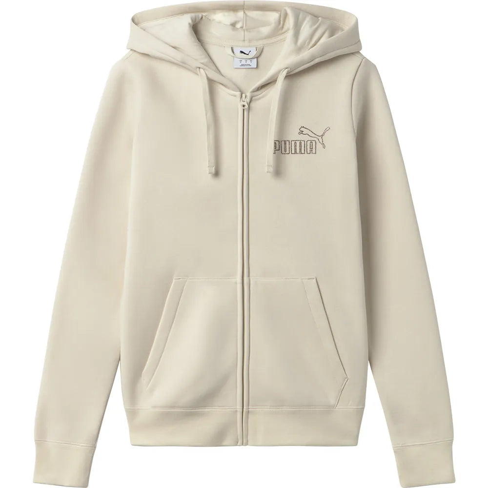 Puma Essential+ Rhinestone full zip sweatshirt