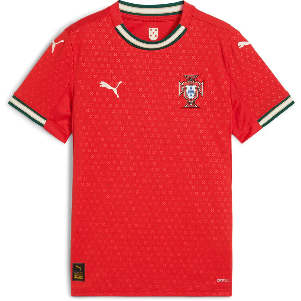 Puma FPF Portugal Replica 2025 home junior short sleeve T-shirt