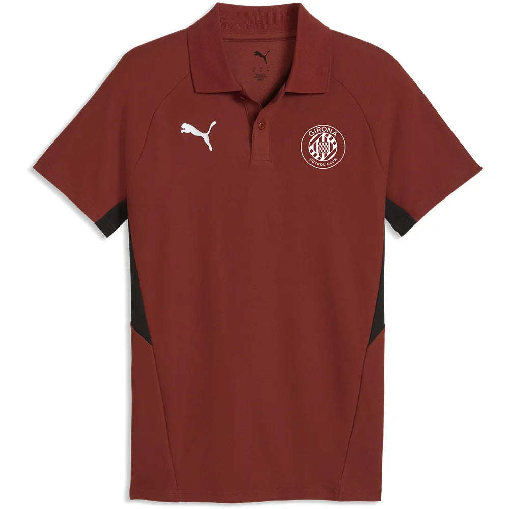 Puma Girona FC TeamEvostripe travel short sleeve polo