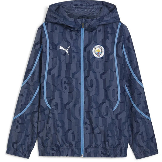Puma Manchester City FC 24/25 pre match junior hoodie