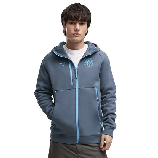 Puma Manchester City FC 26/27 Tech Hoodie travel full zip sweatshirt