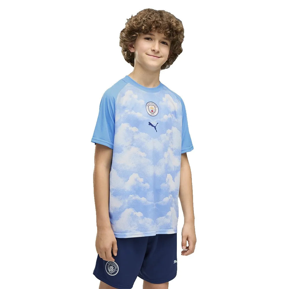 Puma Manchester City FC 26/27 Warm Up pre match junior short sleeve T-shirt