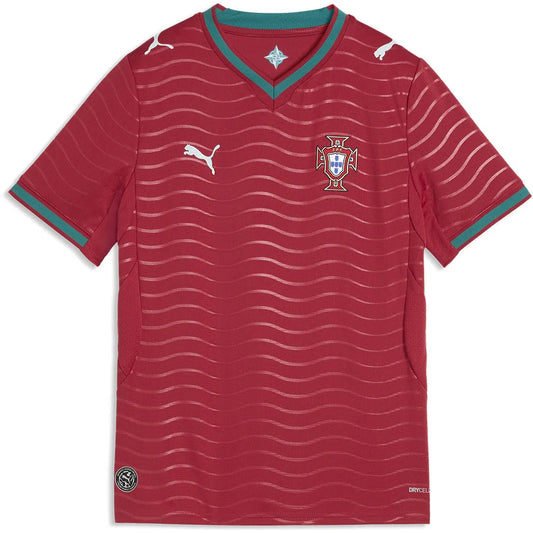 Puma Portugal 2026 Replica home junior short sleeve T-shirt