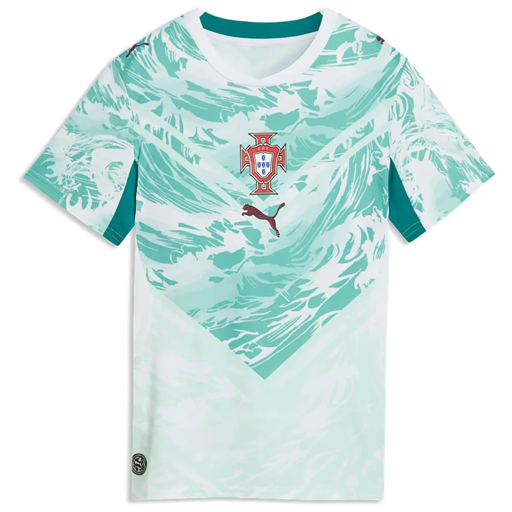 Puma Portugal 25/26 Replica Away Woman Short Sleeve T-Shirt