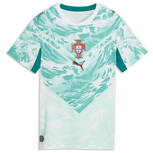 Puma Portugal 25/26 Replica Away Woman Short Sleeve T-Shirt