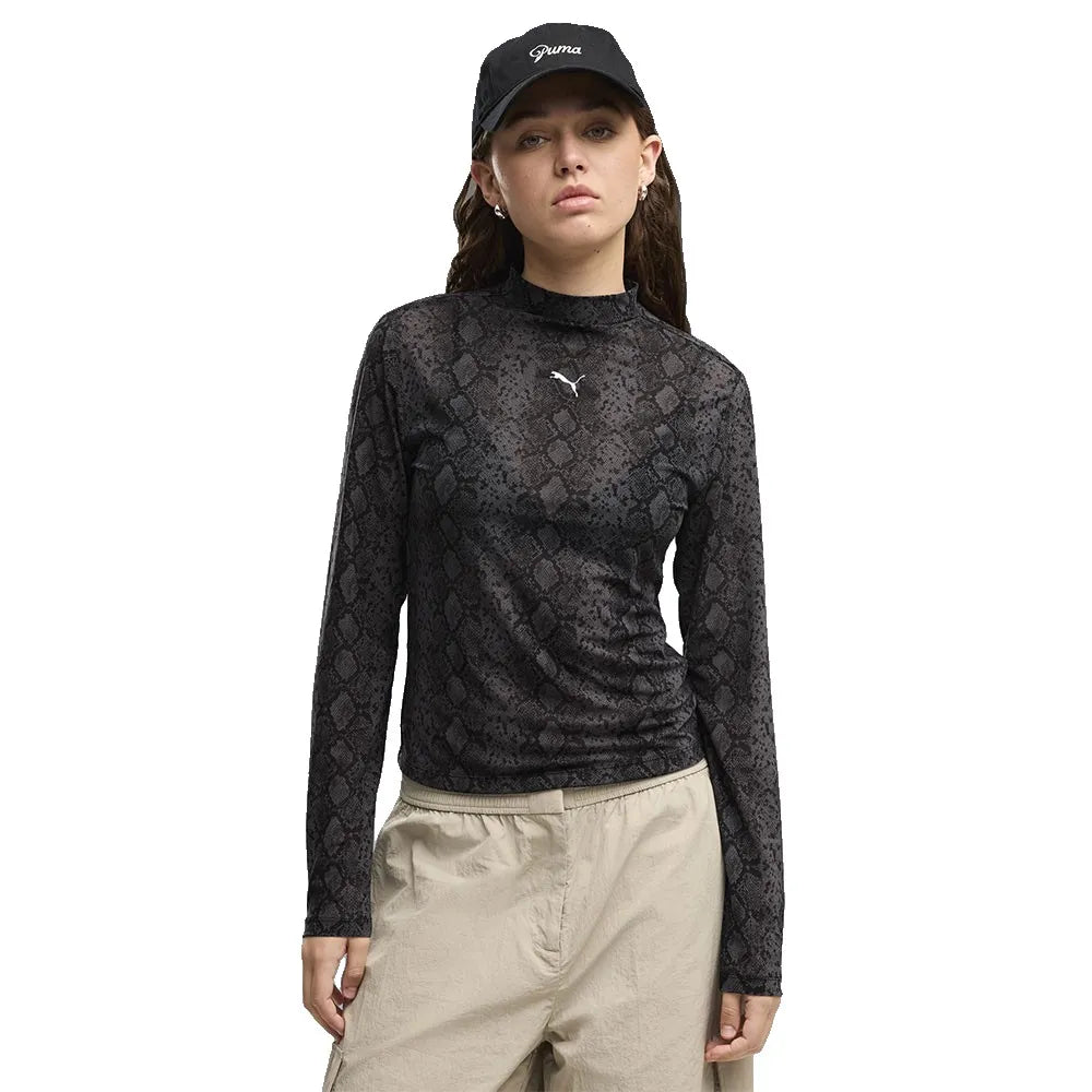 Puma Snake Pack Aop Mesh long sleeve T-shirt