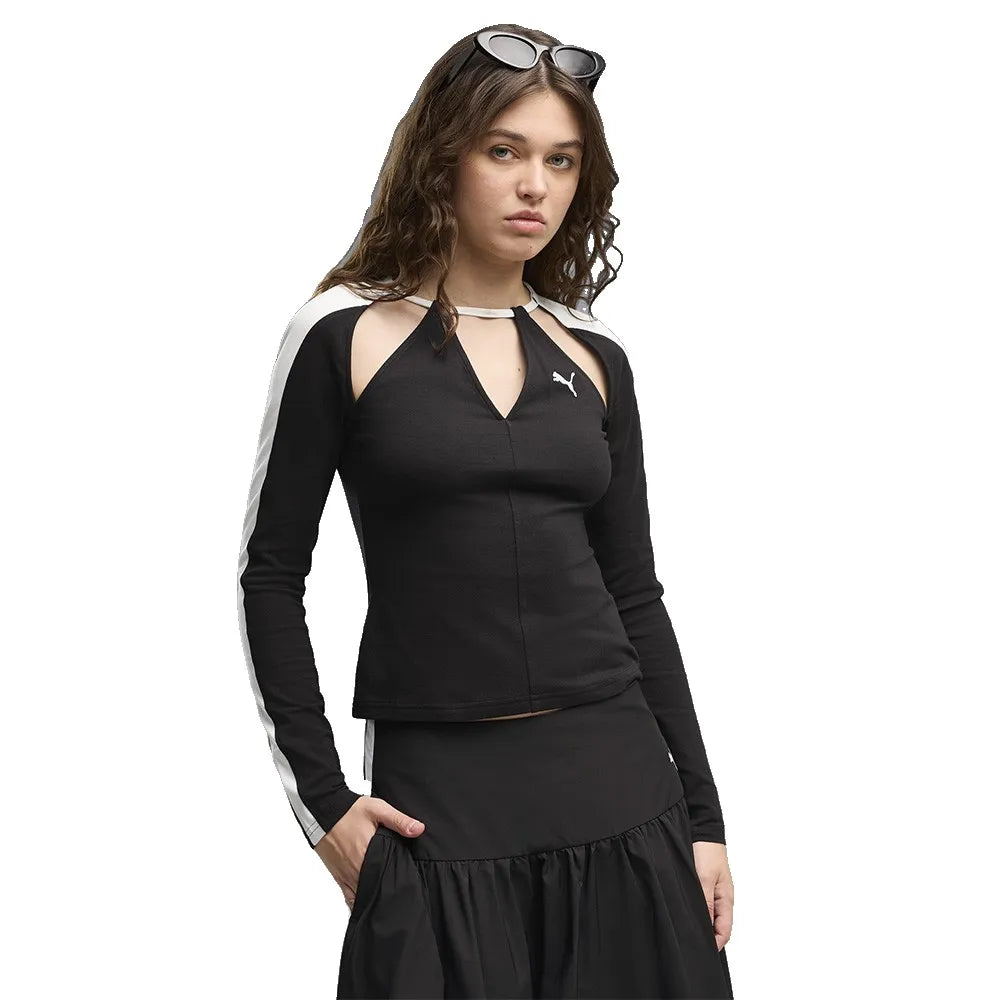 Puma T7 Slim Cut-Outs long sleeve T-shirt