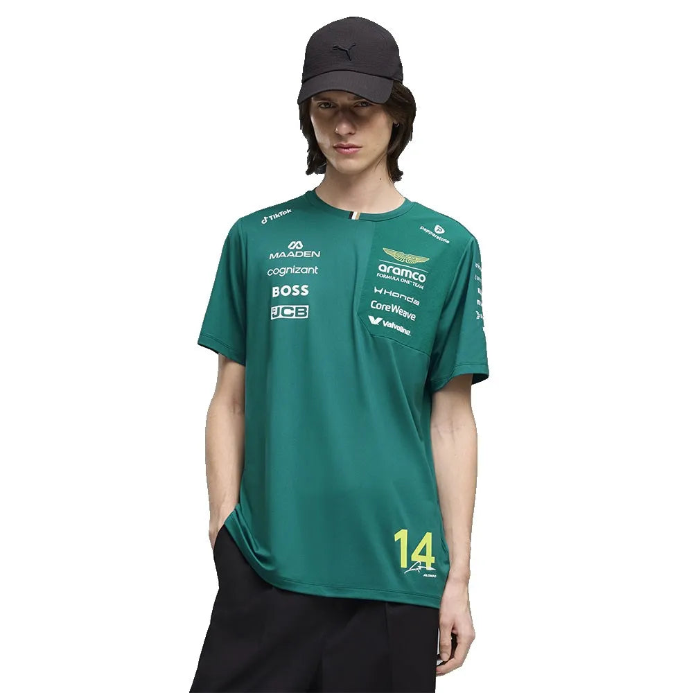 Puma x Aston Martin F1 Fernando Alonso Replica short sleeve T-shirt