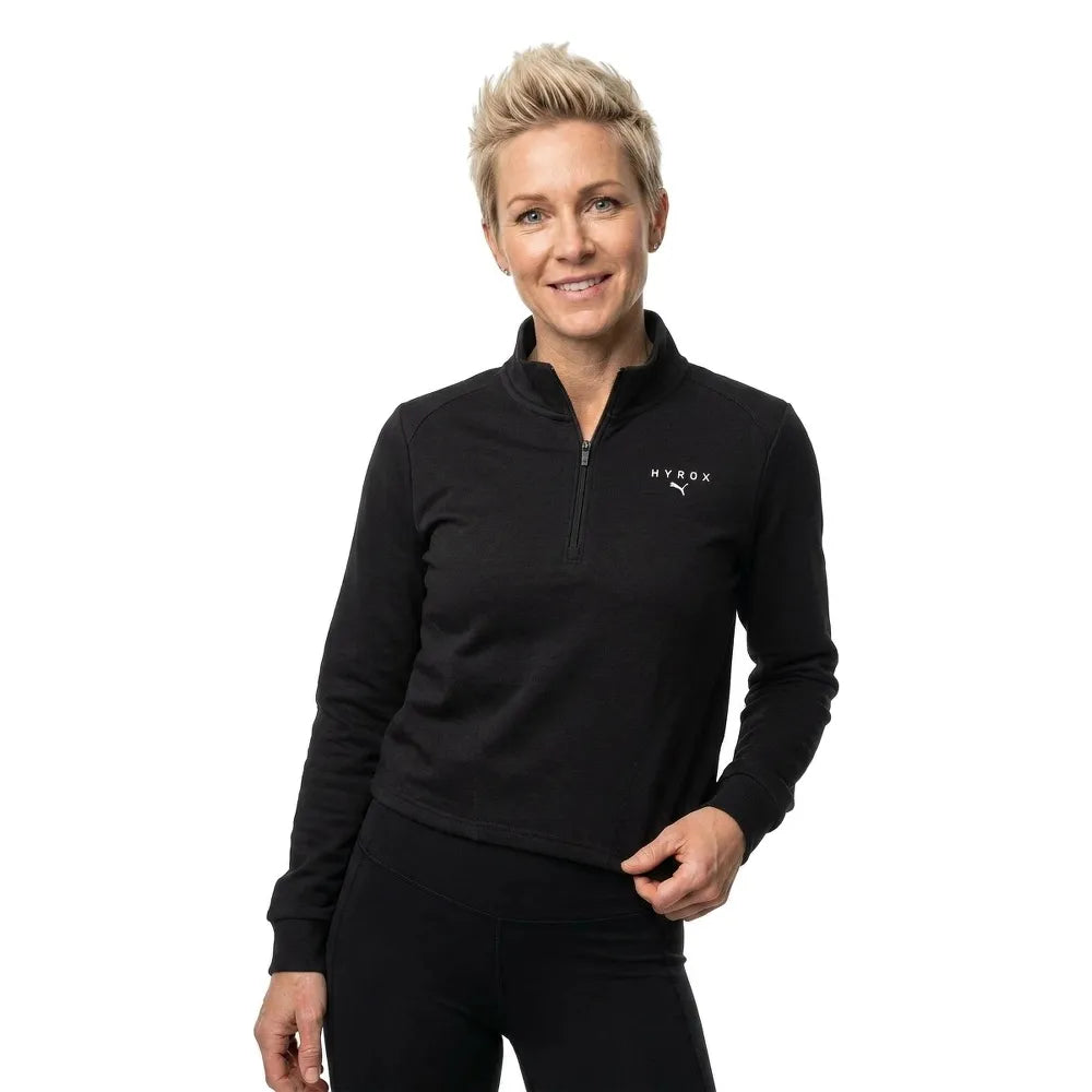 Puma X Hyrox Cloudspun half zip sweatshirt